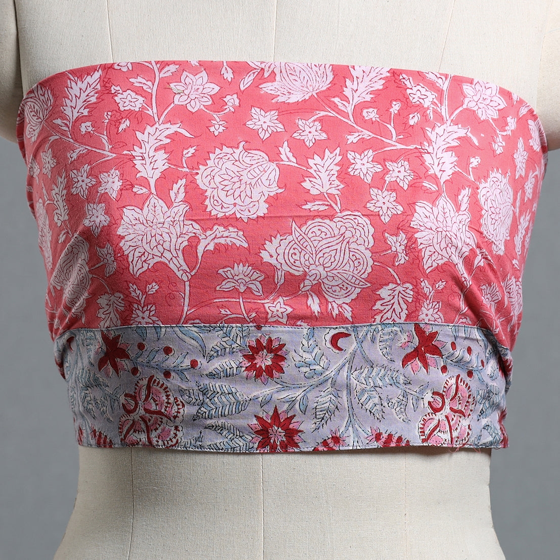 Buy Block Printed Cotton Blouse Piece 51 