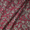 Printed cotton kalamkari fabric 06 - handcrafted