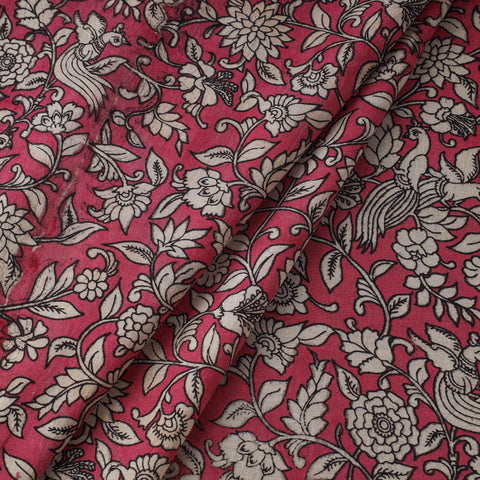 Printed cotton kalamkari fabric 06 - handcrafted