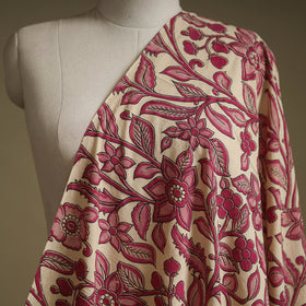 Printed cotton kalamkari fabric 25 - handcrafted