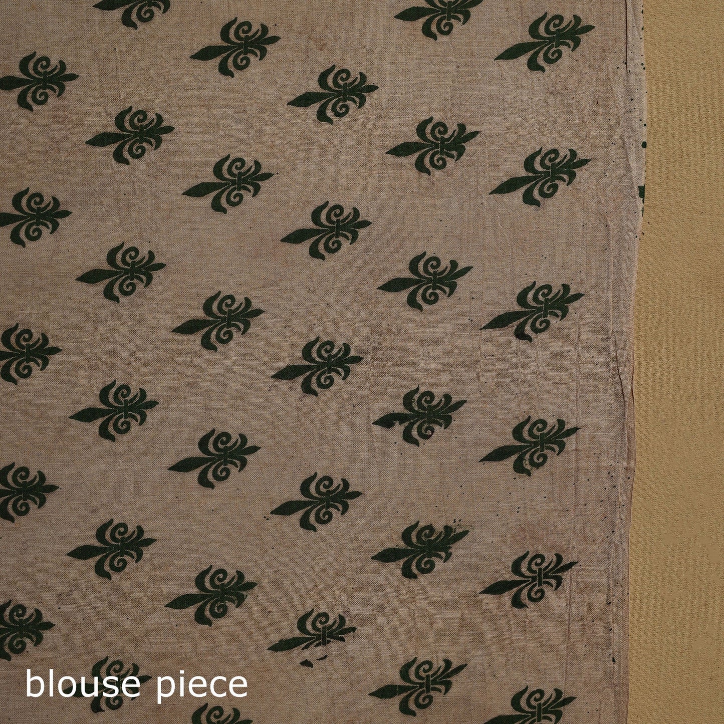 Printed cotton kalamkari saree 11 - handcrafted