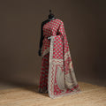 Printed cotton kalamkari saree 30 - handcrafted