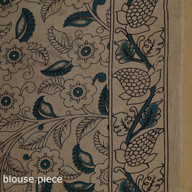 Printed cotton kalamkari saree 42 - handcrafted