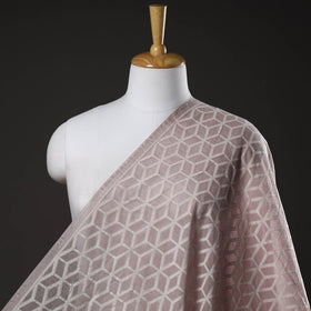 Buy Pure Banarasi Handwoven Cutwork Buti Cotton Fabric Online at iTokri.com