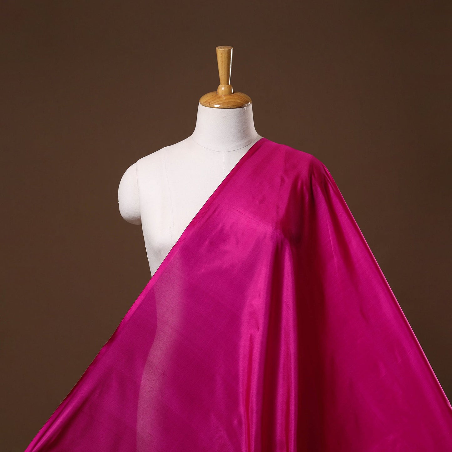 Pure bangalore silk natural dyed plain fabric 18