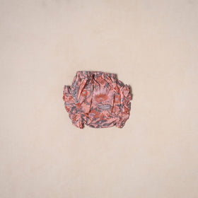 Pink - pure cotton baby girls floral top & shorts (6-12