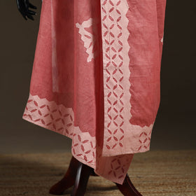 Pure cotton barmer cutwork applique dupatta 07 - handcrafted