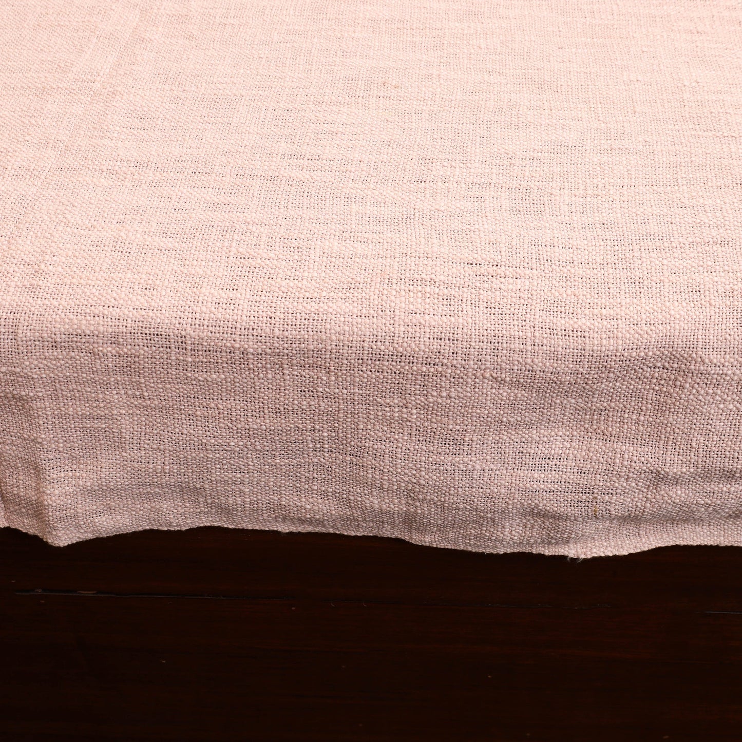 Pink - pure handloom cotton double bed cover from bijnor 09