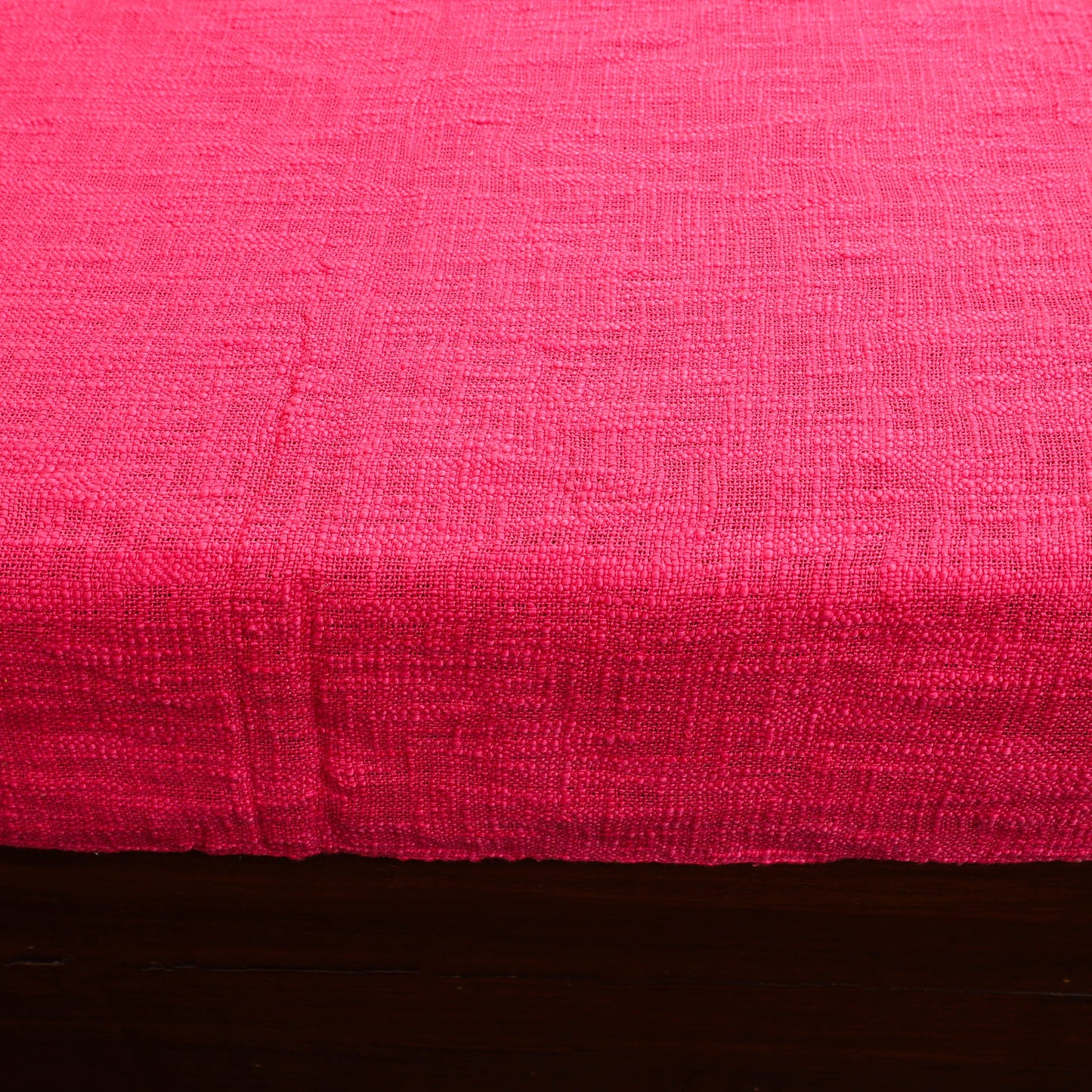 Pink - pure handloom cotton double bed cover from bijnor 15