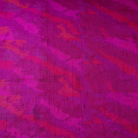 Pink - pure handloom raw silk pochampally ikat fabric 15