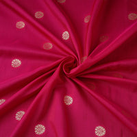 Pure handwoven silk cotton brocade banarasi fabric 03