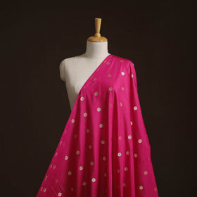 Pure handwoven silk cotton brocade banarasi fabric 03