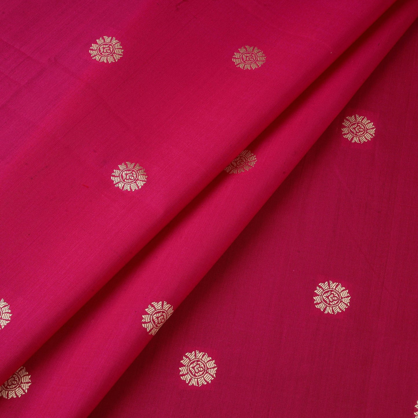 Pure handwoven silk cotton brocade banarasi fabric 03