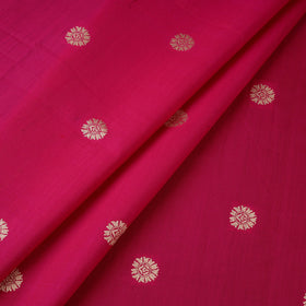 Pure handwoven silk cotton brocade banarasi fabric 03