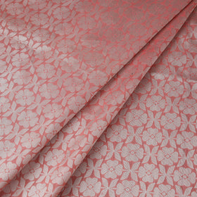 Pure handwoven silk cotton brocade banarasi fabric 06