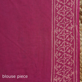 Pure mul cotton hand block batik print saree 30