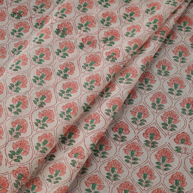 Pure mul cotton hand sanganeri fabric 11 - handcrafted
