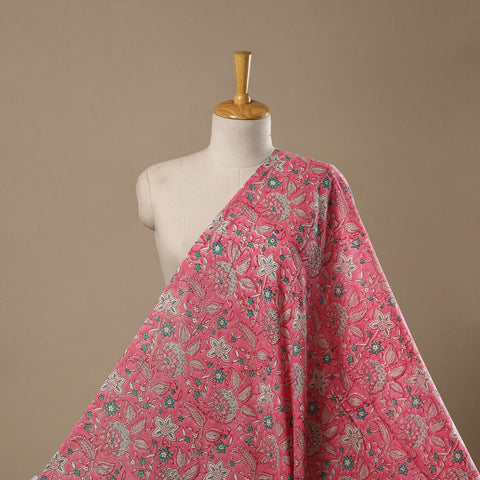 Pure mul cotton hand sanganeri fabric 14 - handcrafted