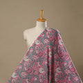 Pure mul cotton hand sanganeri fabric 17 - handcrafted