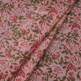 Pure mul cotton hand sanganeri fabric 13 - handcrafted