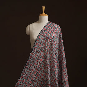 Pure mul cotton kutch hand block batik print fabric 02