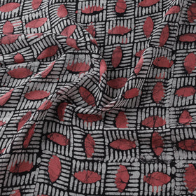 Pure mul cotton kutch hand block batik print fabric 02