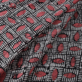 Pure mul cotton kutch hand block batik print fabric 02
