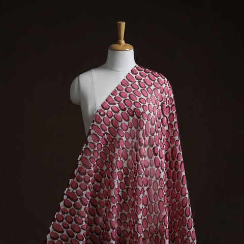 Pure mul cotton kutch hand batik fabric 06 - handcrafted