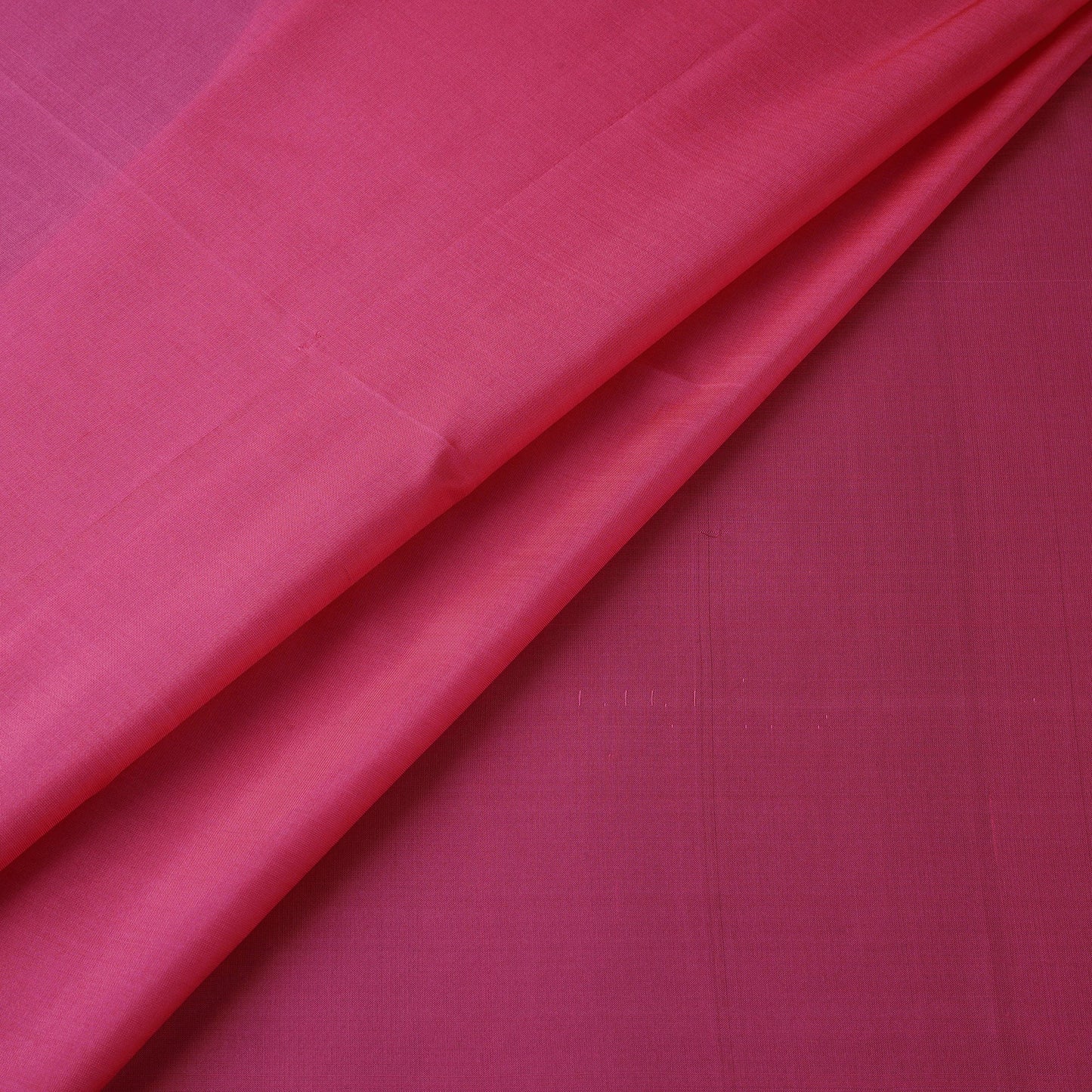 Pink - pure silk plain fabric 07 - handcrafted