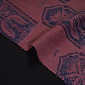 Pure wool handloom natural dyed ajrak fabric 11