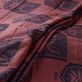 Pink - pure wool handloom natural dyed fabric 03