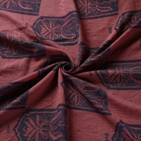 Pink - pure wool handloom natural dyed fabric 03