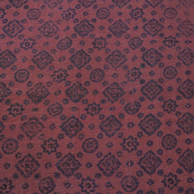 Pink - pure wool handloom natural dyed fabric 05