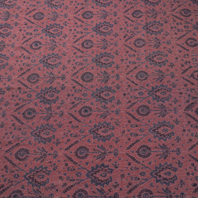 Pink - pure wool handloom natural dyed fabric 06