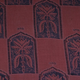 Pure wool handloom natural dyed ajrak fabric 11