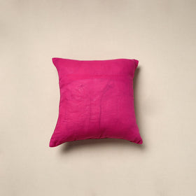 Quilted applique work cushion cover (16 x 16 in) 09