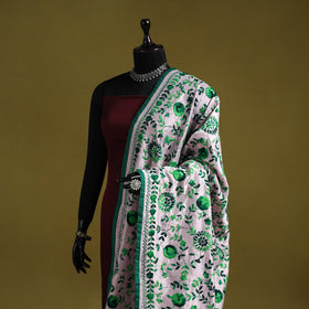 Ranihati chapa work chanderi silk hand embroidery dupatta