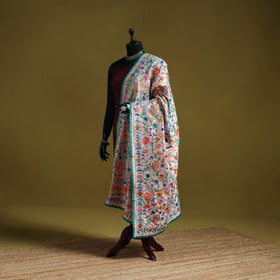 Ranihati chapa work chanderi silk hand embroidery dupatta