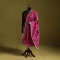 Ranihati chapa work chanderi silk hand embroidery dupatta