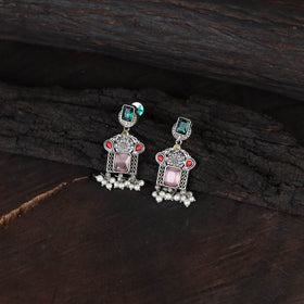 Saanjh Saaj Classic German Silver Necklace Set