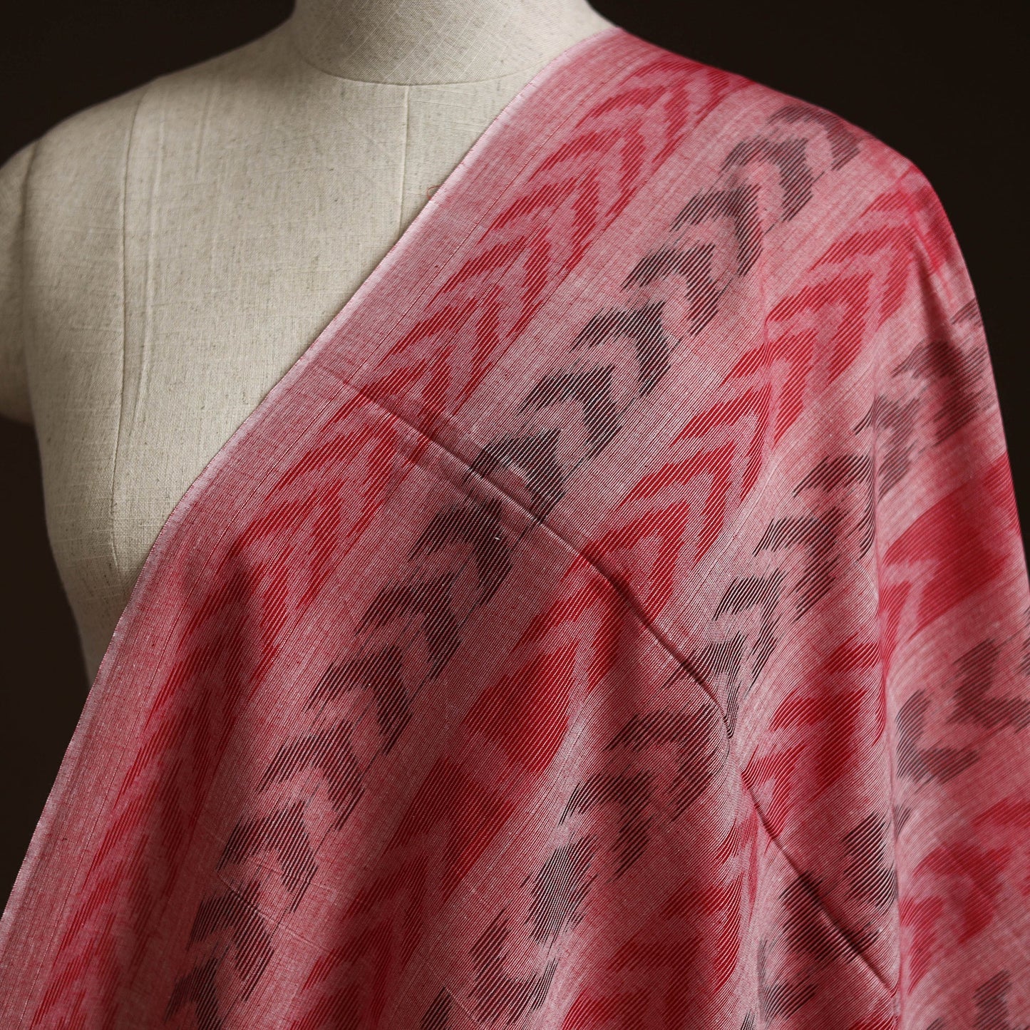 Sambalpuri ikat cotton fabric 07 - handcrafted