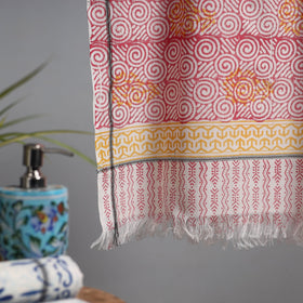 Sanganeri handloom towel 13 - handcrafted