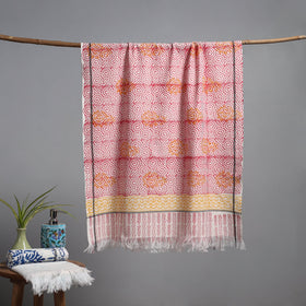 Sanganeri handloom towel 13 - handcrafted