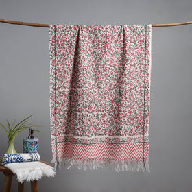 Sanganeri handloom towel 16 - handcrafted