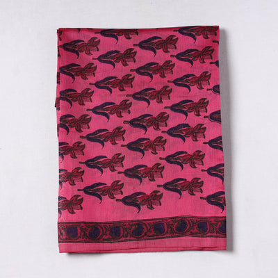  Sanganeri Block Printed Chanderi Silk Precut Fabric (1 meter) 67 