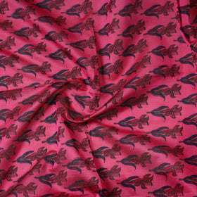  Sanganeri Block Printed Chanderi Silk Precut Fabric (1 meter) 67 