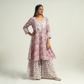 Sanganeri Kurta with Sharara Set