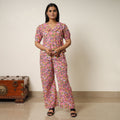 Buy Sanganeri Block Printed Cotton Co-Ord Set 24 Online at iTokri.com