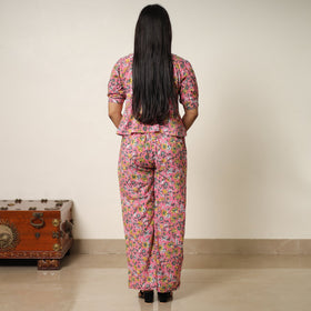 Buy Sanganeri Block Printed Cotton Co-Ord Set 24 Online at iTokri.com