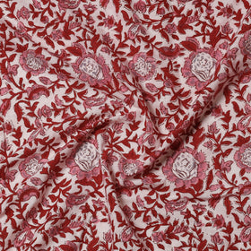  Sanganeri Block Printed Cotton Precut Fabric 